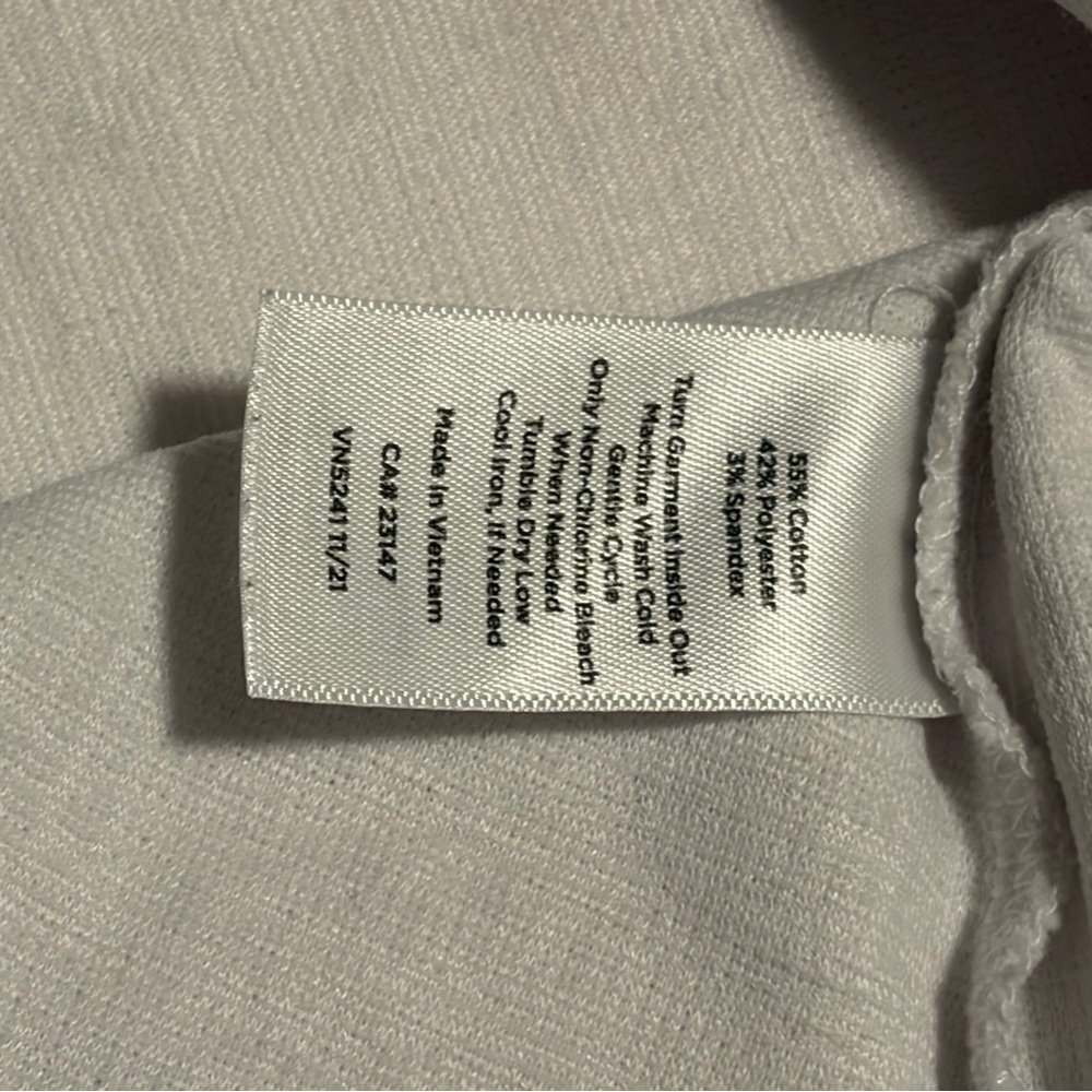 Talbots Women's Off-White Long Sleeve Top, Size L - Picture 6 of 6